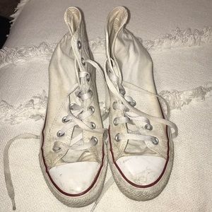 White high top converse